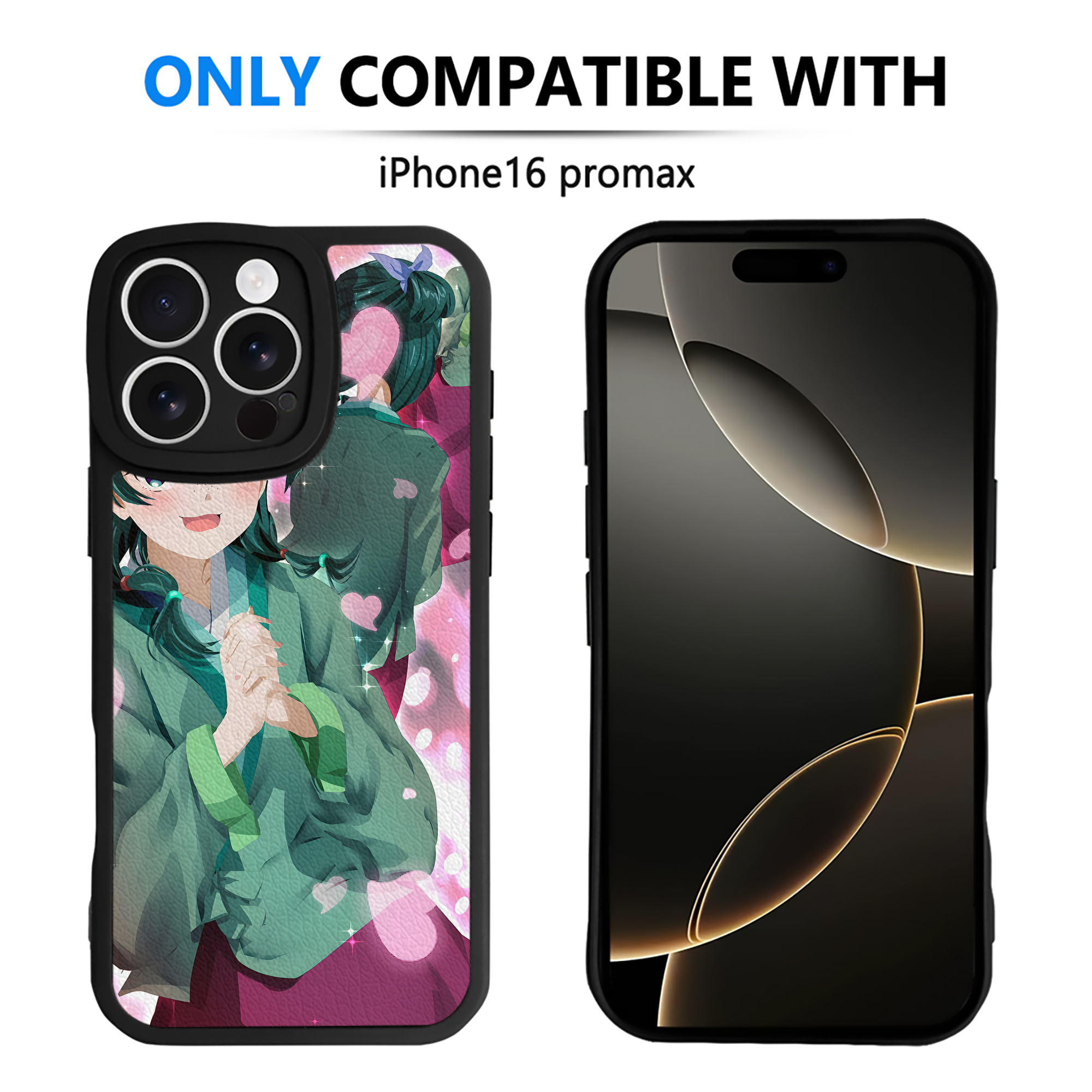 （画像用） 薬屋のひとりごと The Apothecary Diaries 【iPhone 16シリーズ対応】シリコンスマホケース（レザー調） 材質：シリコン